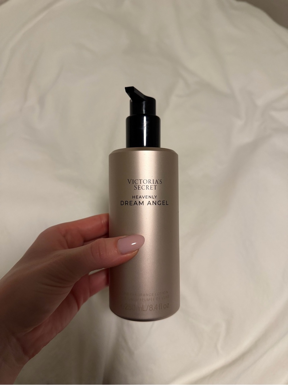 Victoria's Secret Heavenly Dream Angel Lotion - Rose Gold Bottle